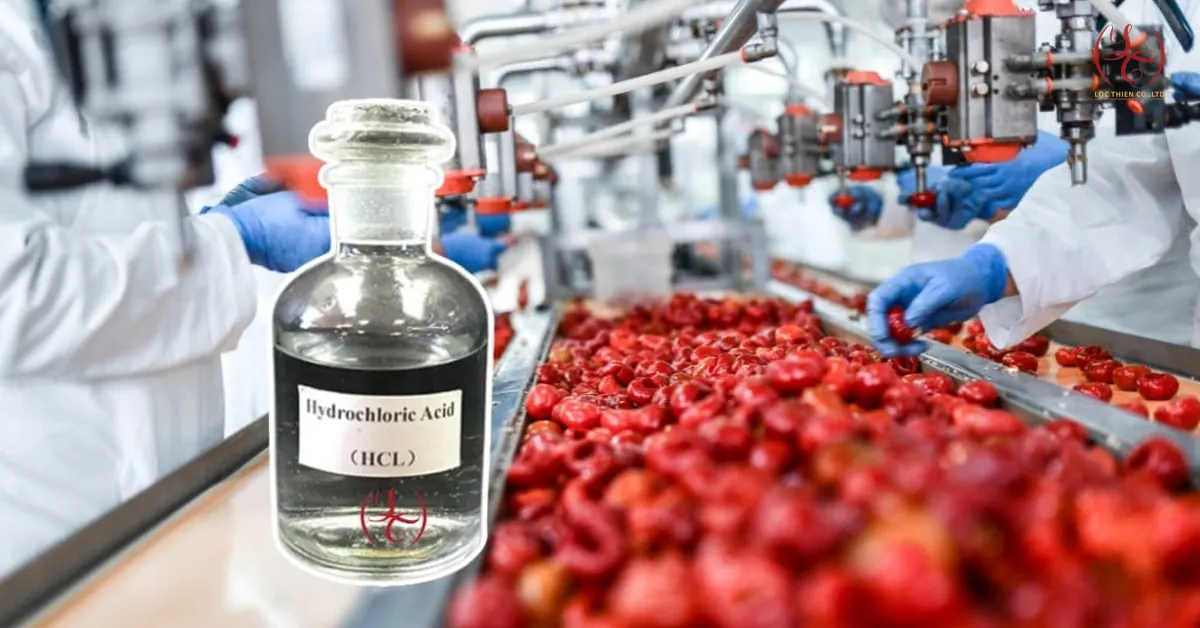 Axit clohydric HCl giải pháp tuyệt vời cho ngành chế biến thực phẩm