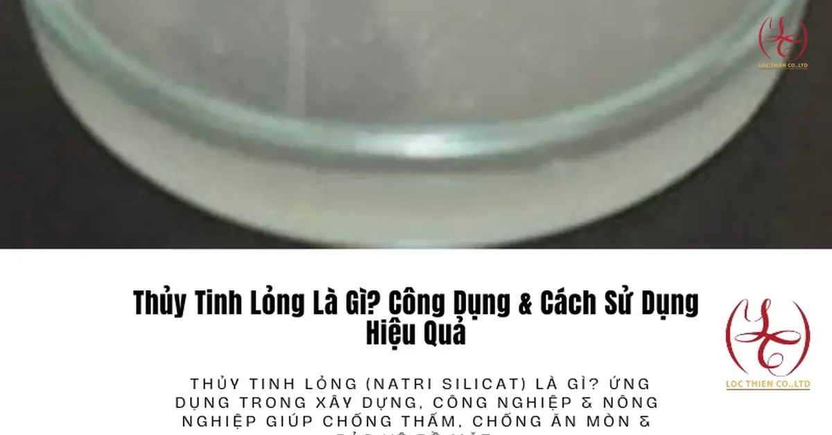 Thủy Tinh Lỏng - Công Dụng & Cách Sử Dụng Hiệu Quả