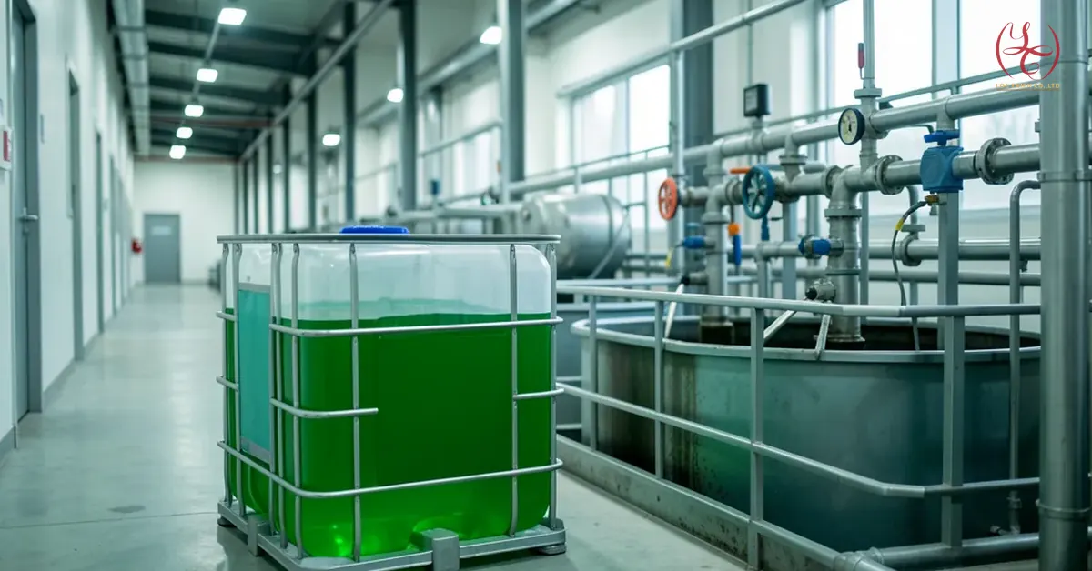 Dung dịch FeCl2 (sắt II clorua) hỗ trợ xử lý nước thải dệt nhuộm, đóng IBC/can công nghiệp B2B