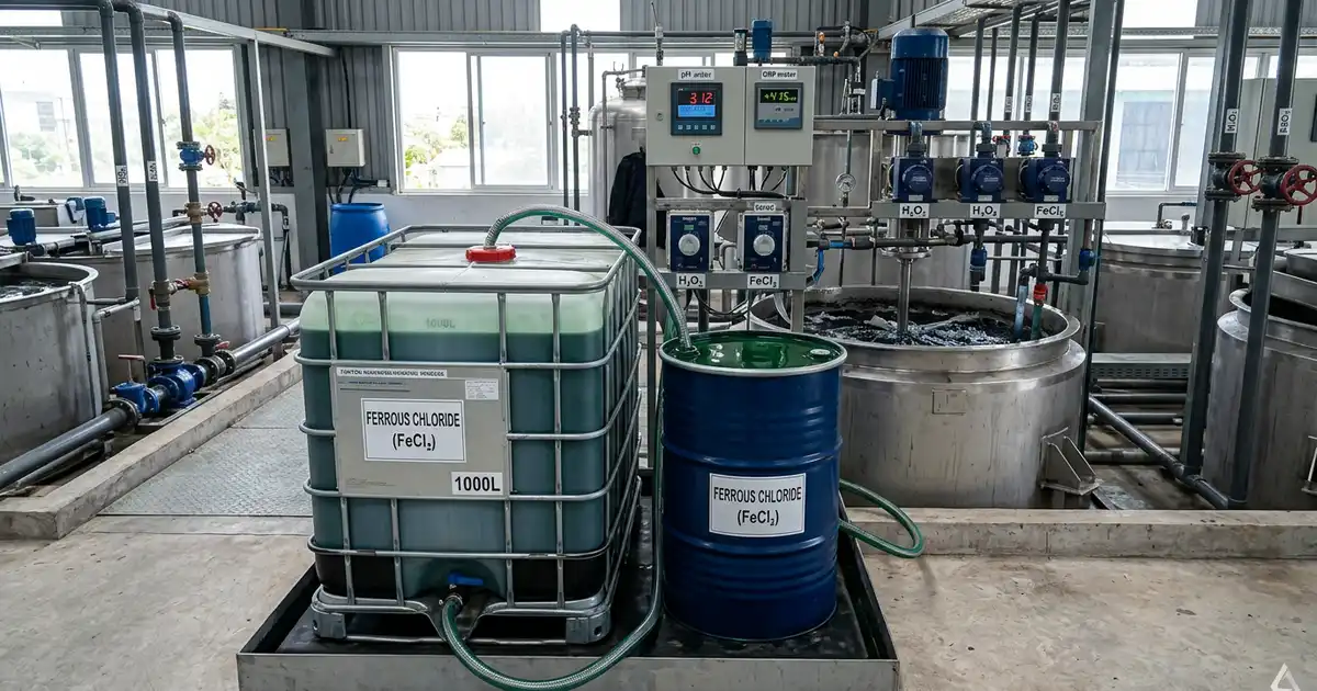 FeCl2 Fenton Dệt Nhuộm