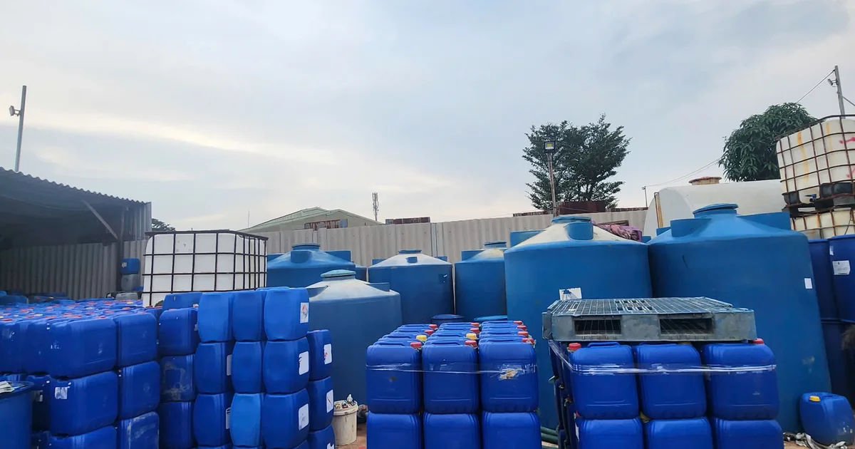 Lộc Thiên化工品實際倉庫——符合ZDHC標準的紡織染整出口工廠化工品儲備能力