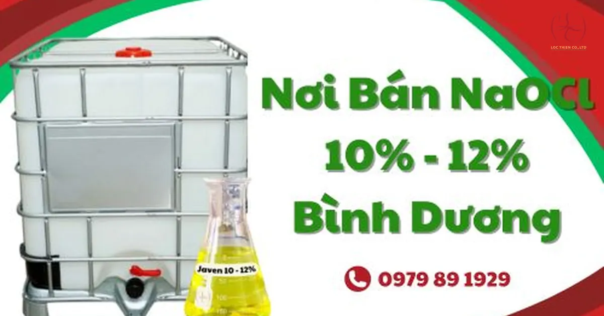 Nơi Bán NaOCl 10% - 12% Tại Bình Dương