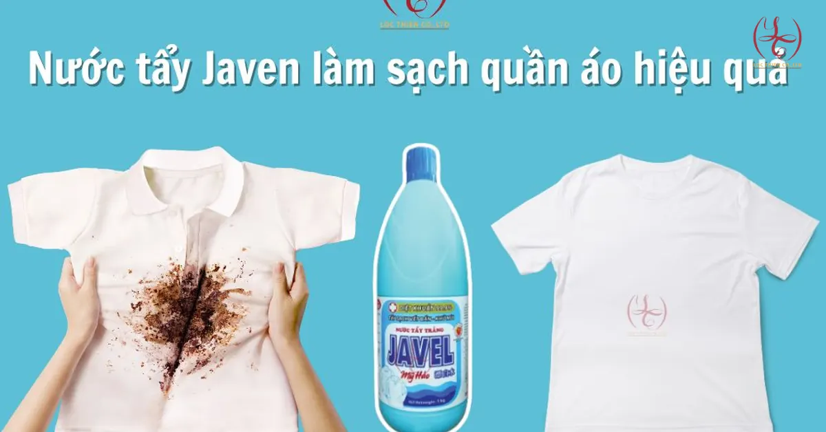 Nước tẩy Javen làm sạch quần áo hiệu quả và nhanh chóng