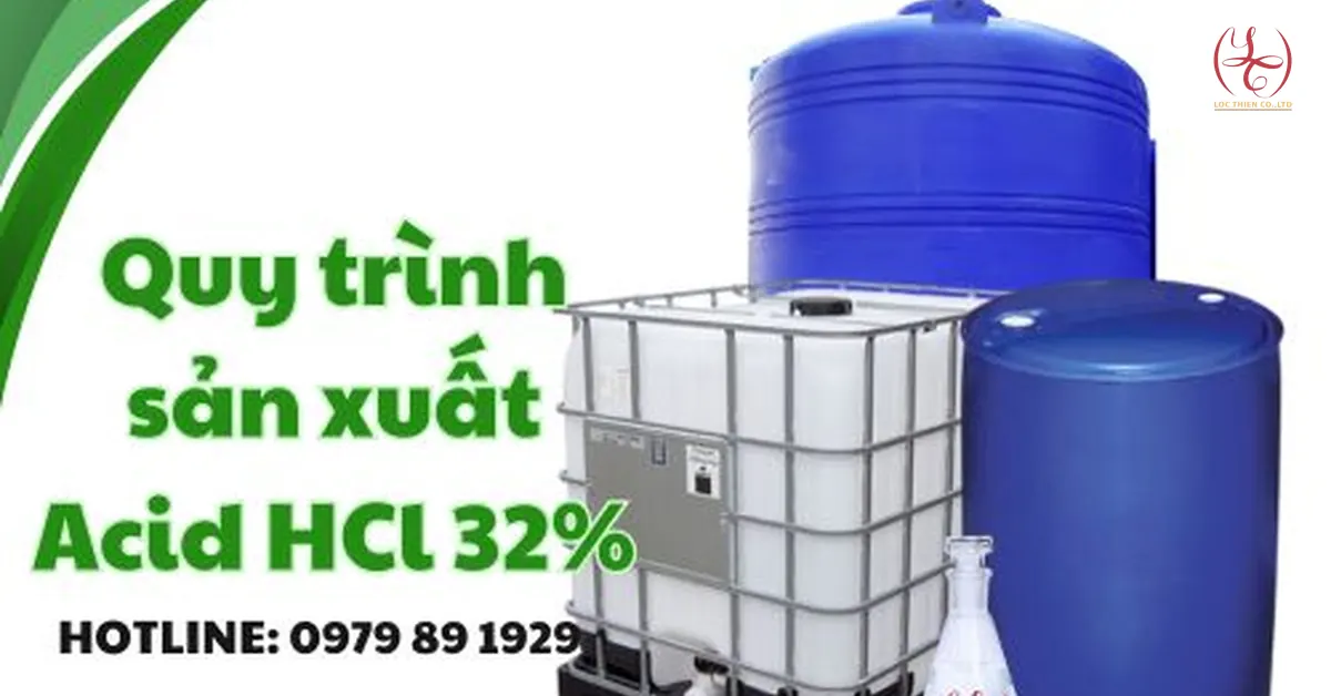 Quy trình sản xuất Acid HCl 32%
