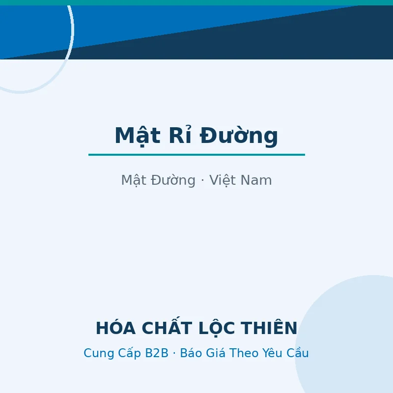 Mật rỉ đường