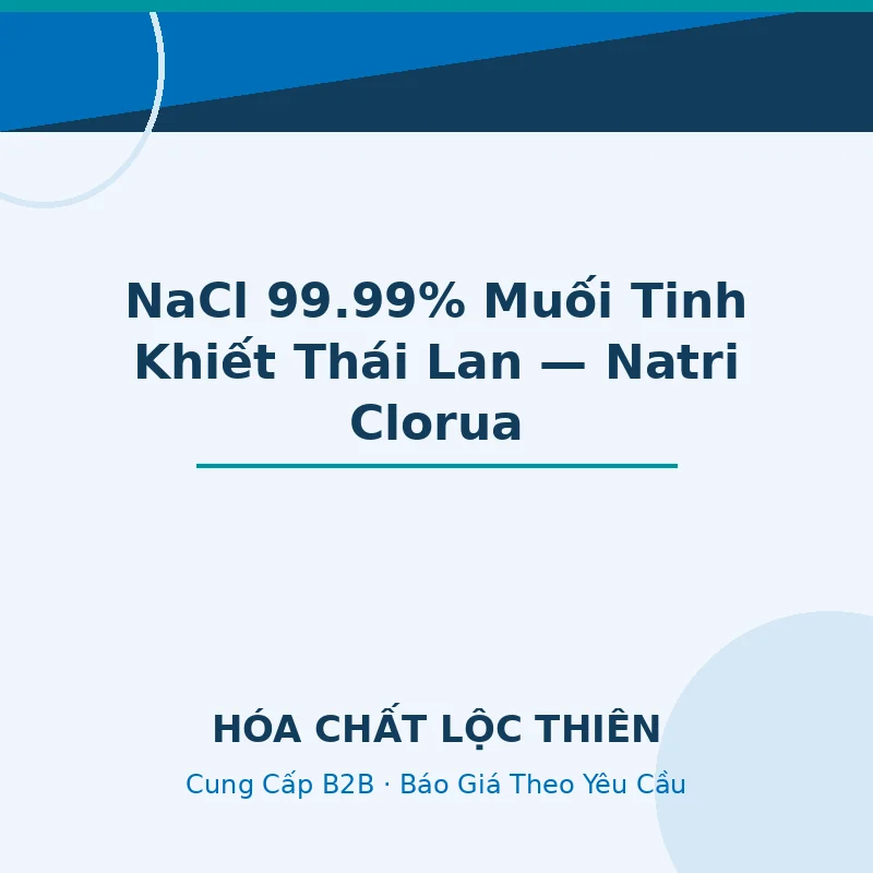 Muối Natri Clorua