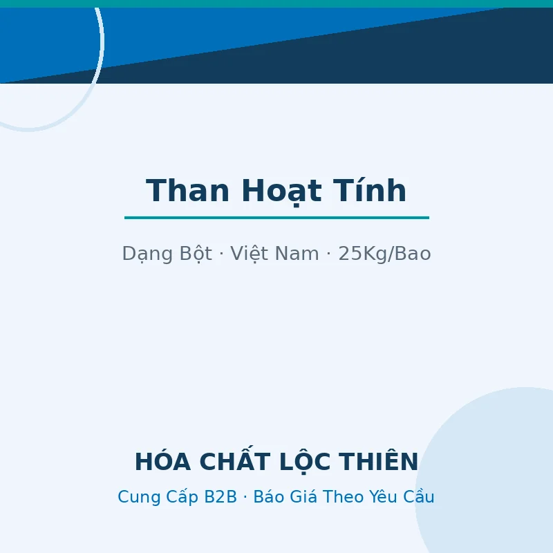 Than Hoạt Tính | Dạng Bột | Việt Nam| 25Kg/Bao