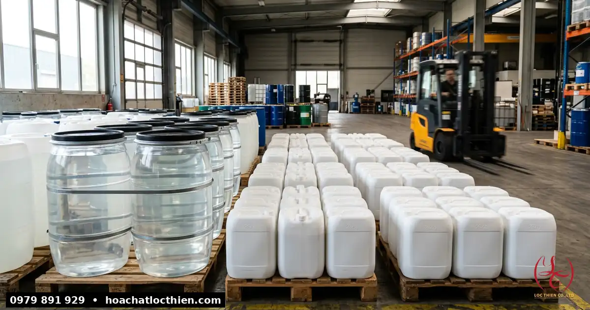L-Lactic Acid 88% dạng lỏng đóng can - axit lactic thực phẩm dược phẩm - Hóa Chất Lộc Thiên