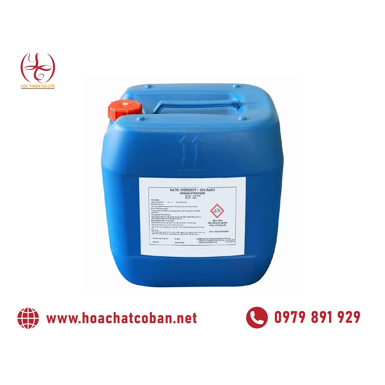 Natri hydroxit lỏng NaOH 20% — Lộc Thiên Chemical