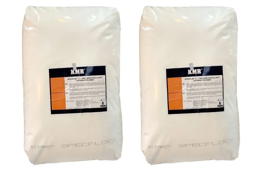 Cationic Polyacrylamide KMR C1492 (Polymer Cation CPAM) – Organic Sludge Dewatering Flocculant 25kg Bags