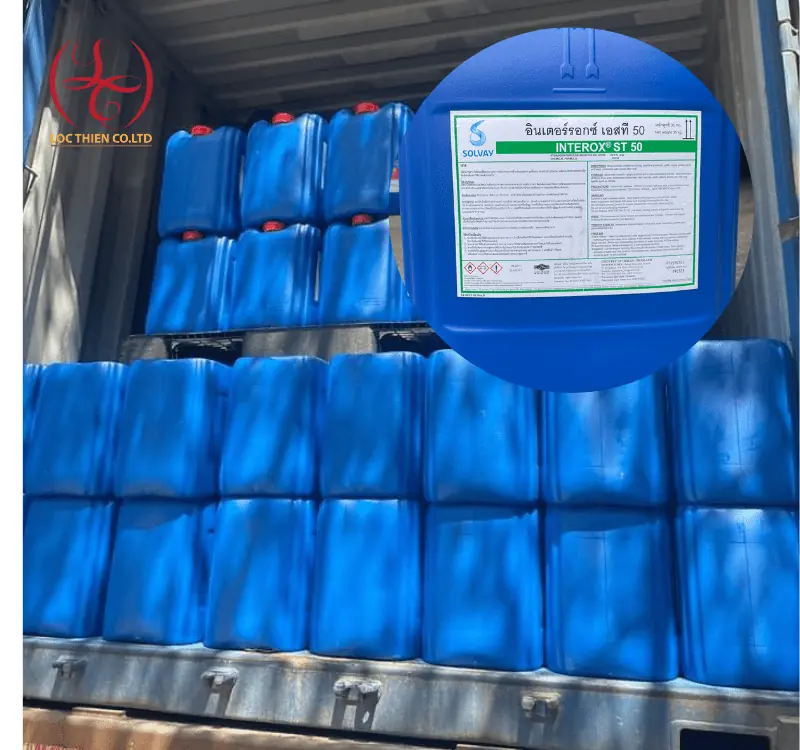 Oxy Gia H2O2 Thai Lan 50% 35Kg Can