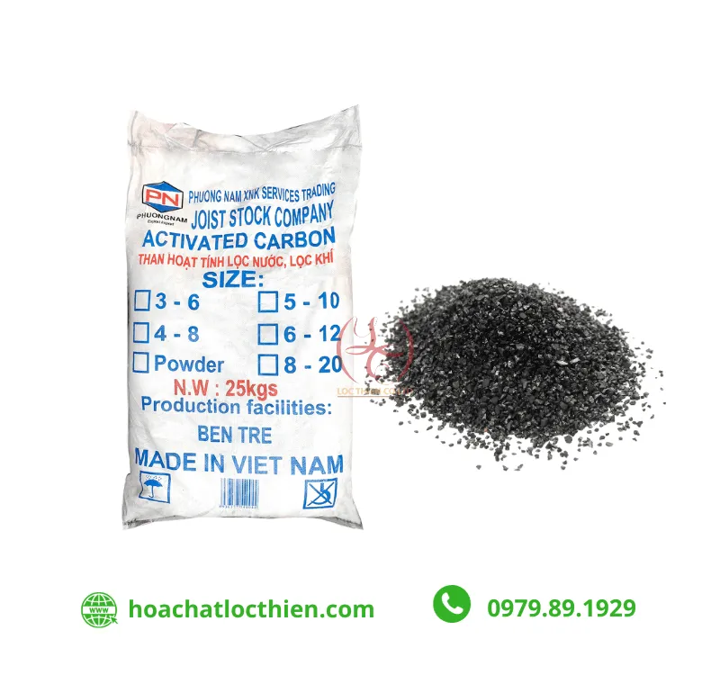 Than Hoạt Tính | Dạng Bột | Việt Nam| 25Kg/Bao