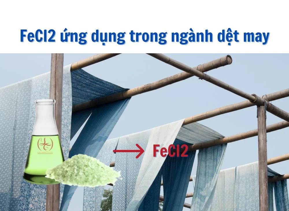 Sắt (II) Clorua ứng dụng trong ngành dệt may