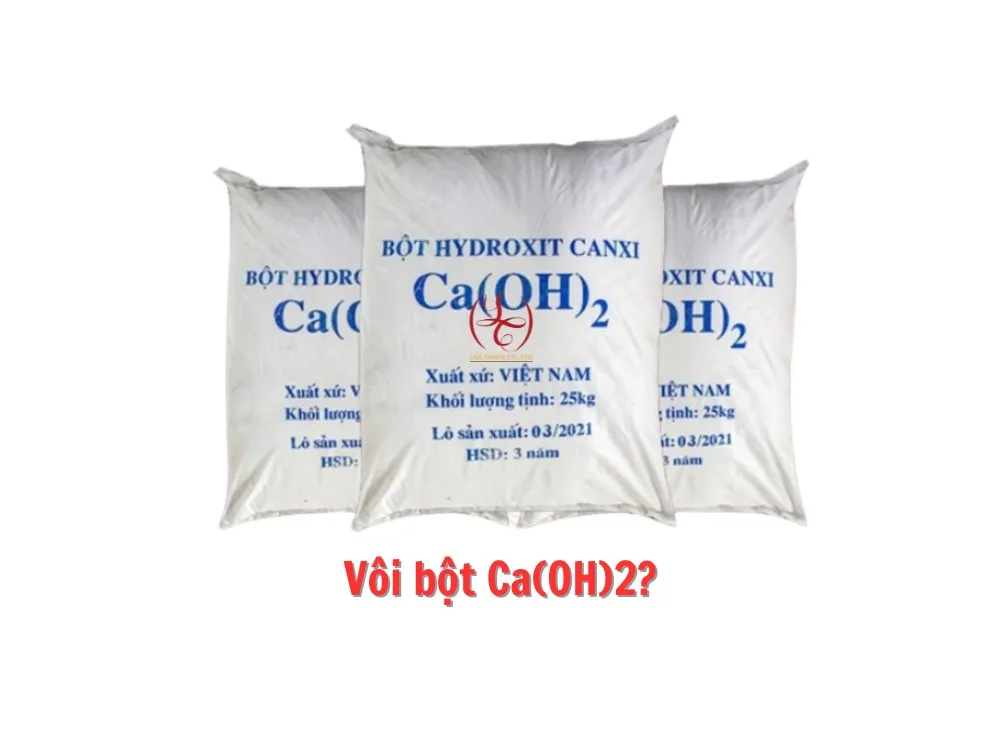 quy trình sản xuất vôi bột (Ca(OH)2)